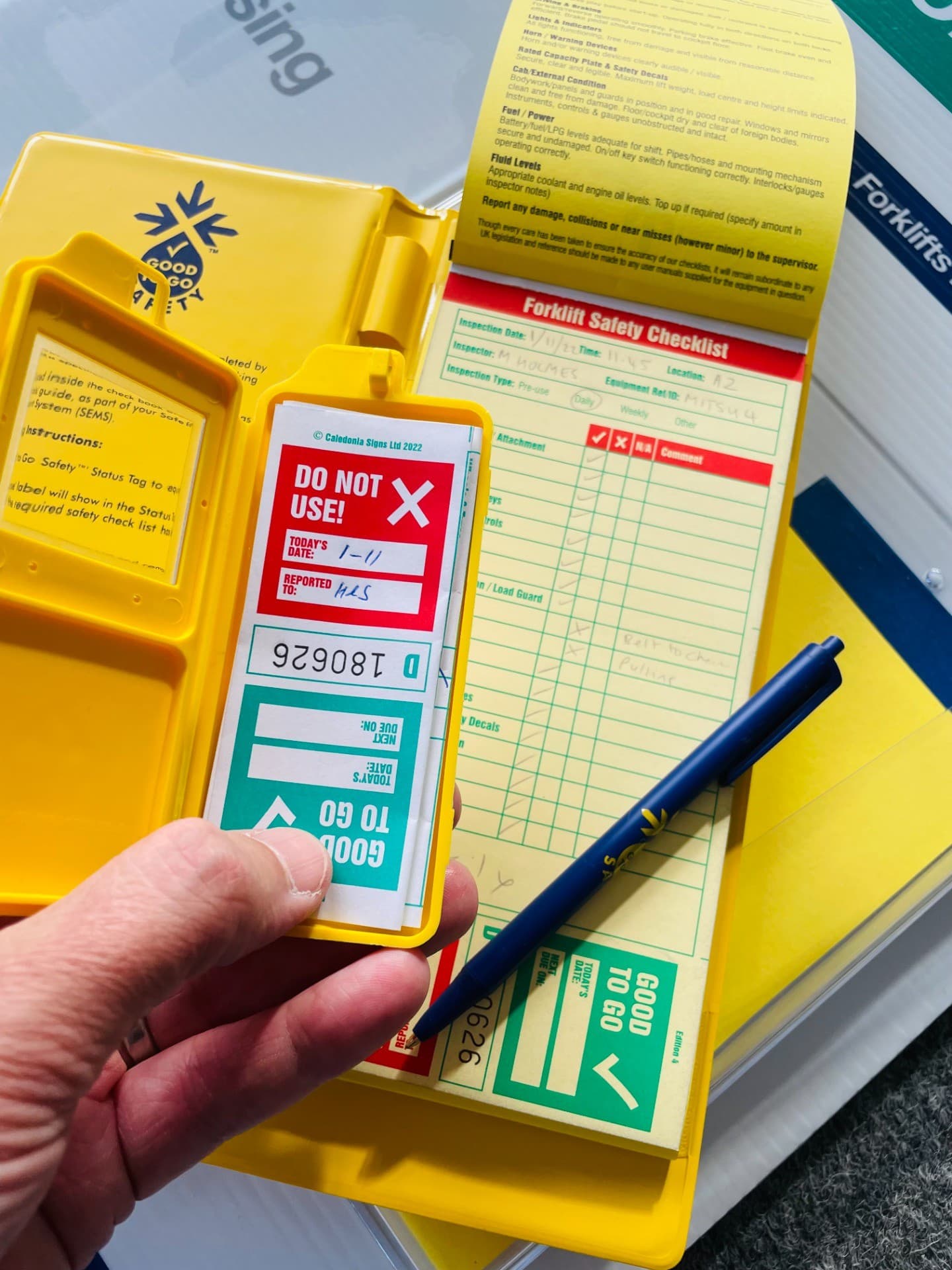 Good To Go Fork Lift Trucks Inspection Station