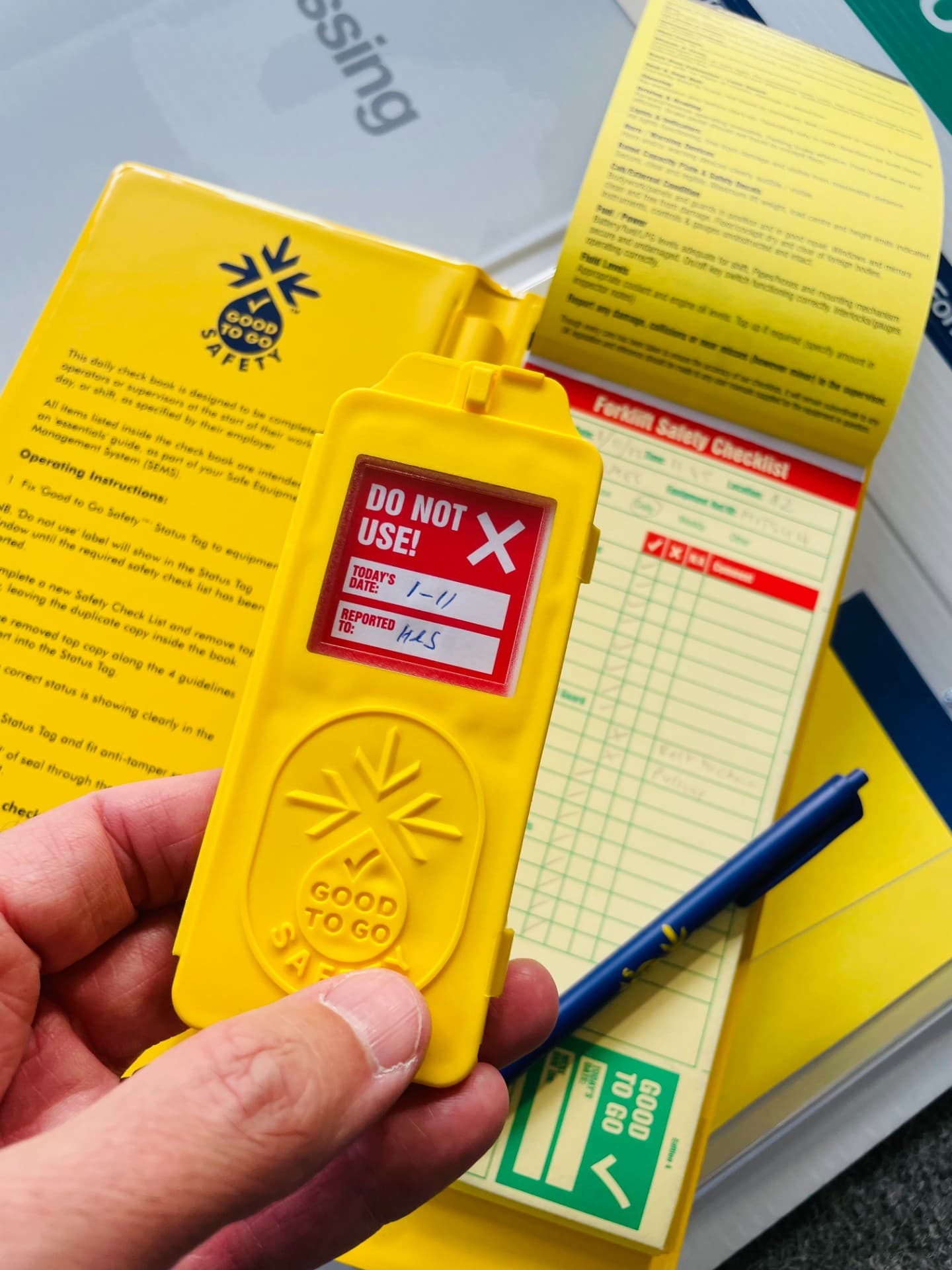 Good To Go Fork Lift Trucks Inspection Station