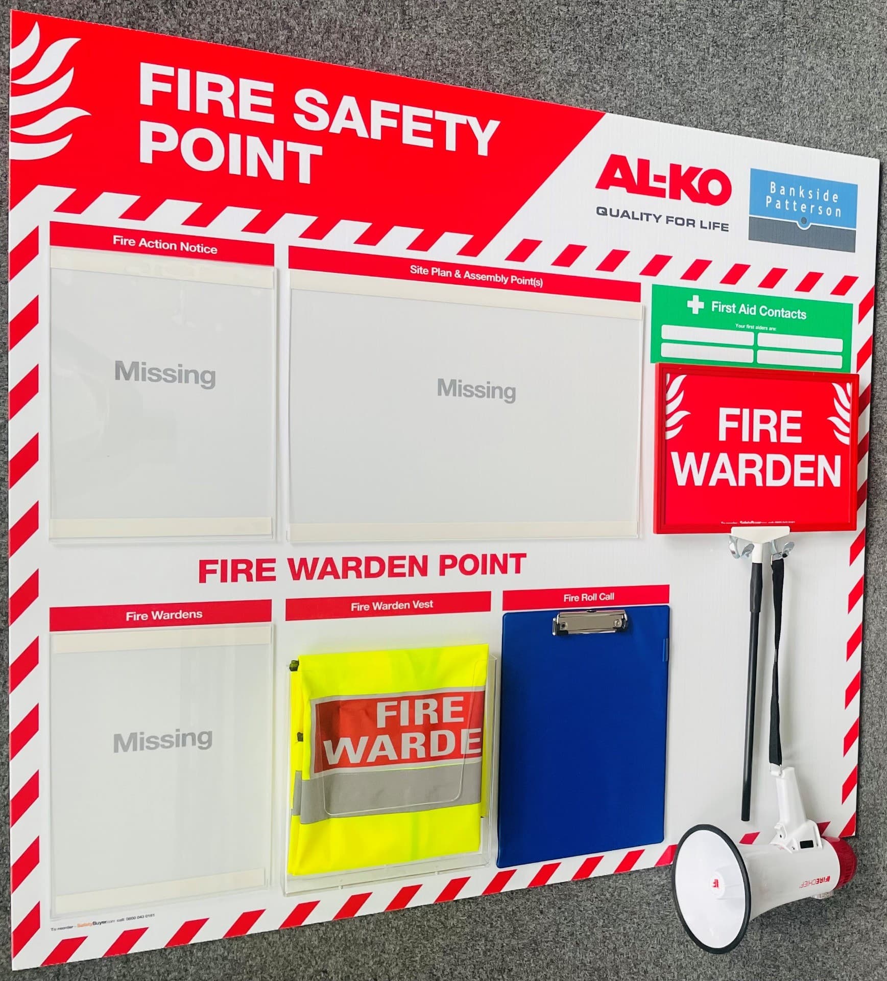 Branded Fire Warden Information Point