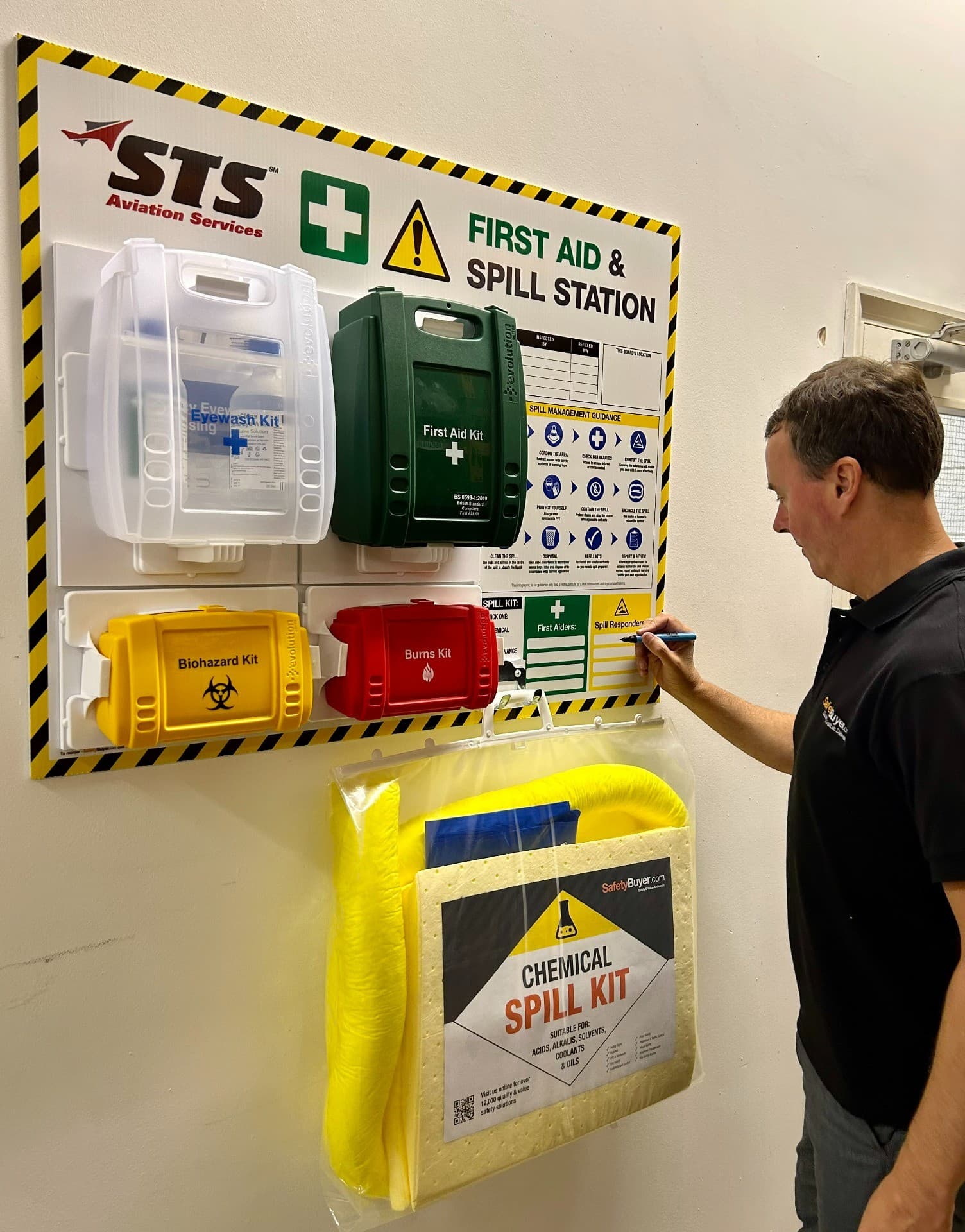 Complete First Aid Point & Spill Station