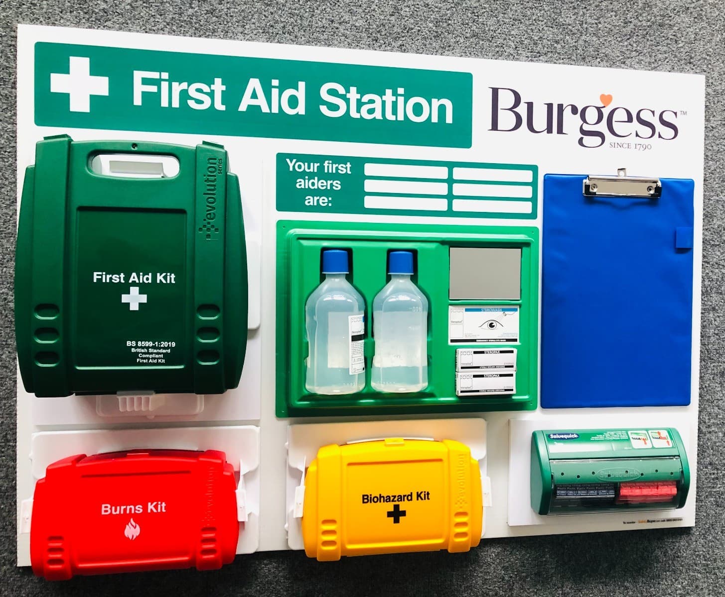 Branded First Aid Station with Cederroth Plaster Dispenser