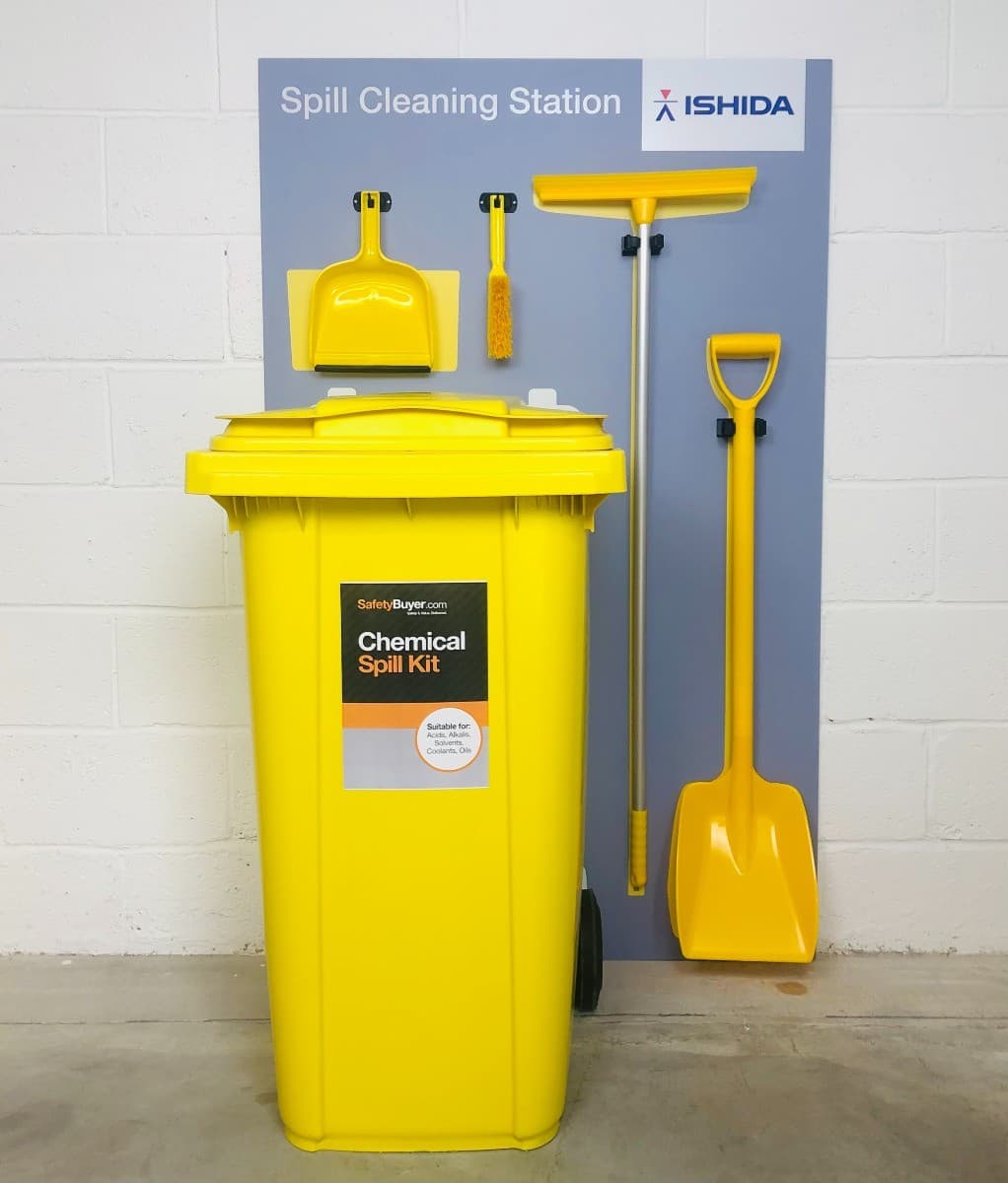 Branded Spill Cleaning Station with 240 Litre Spill Kit