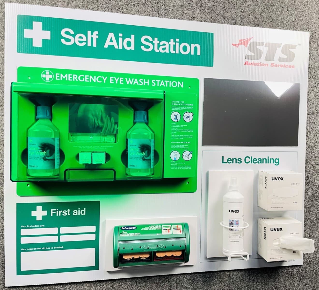 Self-Aid Station with Lens Cleaner