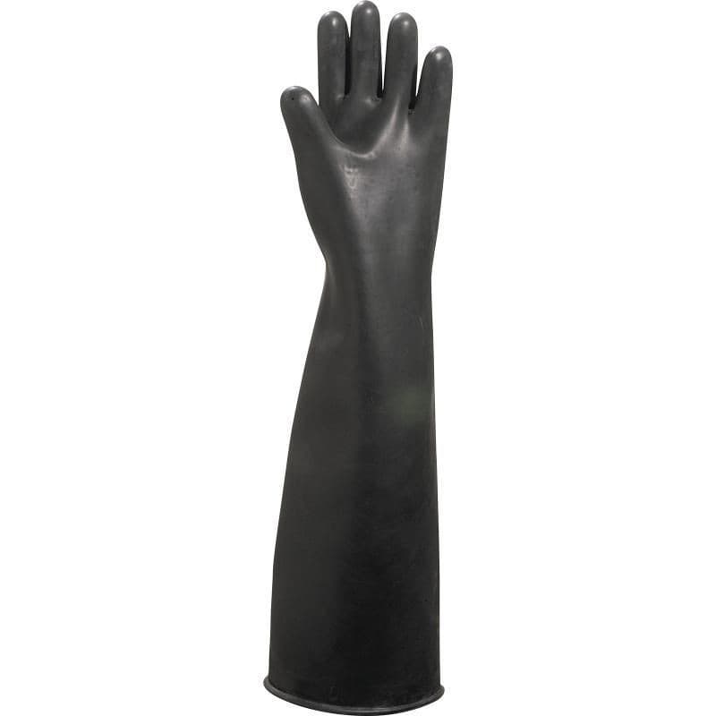 1 Pair - Deltaplus 60cm Heavy-Duty Chemical Resistant Latex Gauntlet Gloves