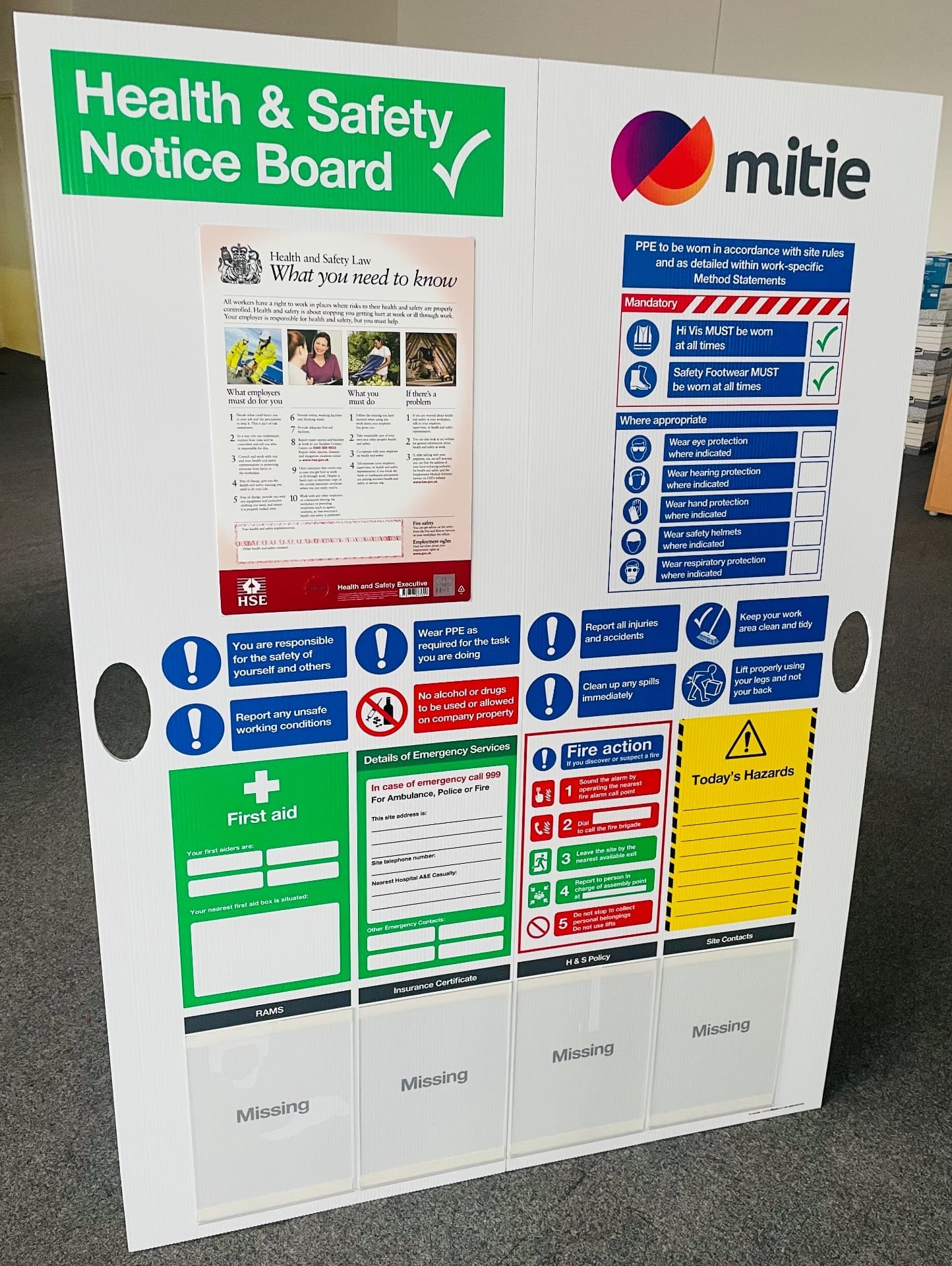 The Essential Free-Standing Site Safety Information Boards