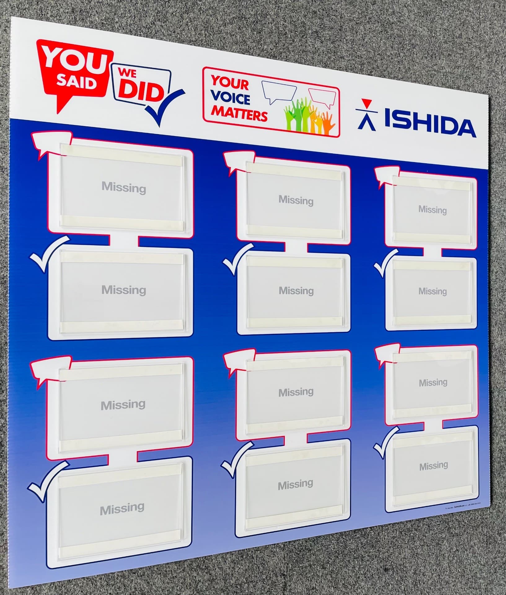 You Said We Did Staff Engagement Board 4