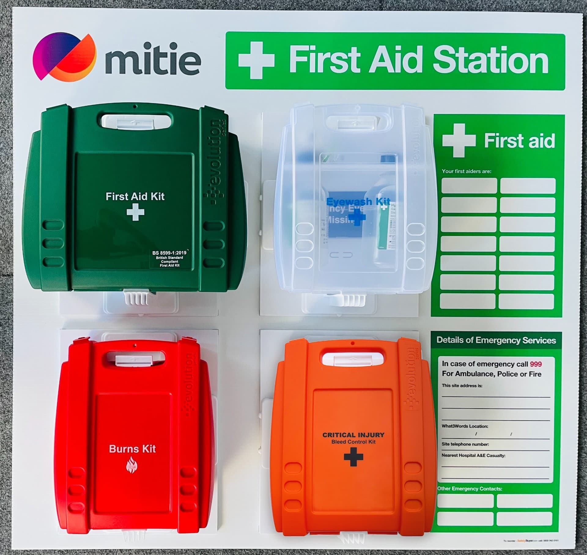 Branded First Aid Station for Higher Risk Workplaces