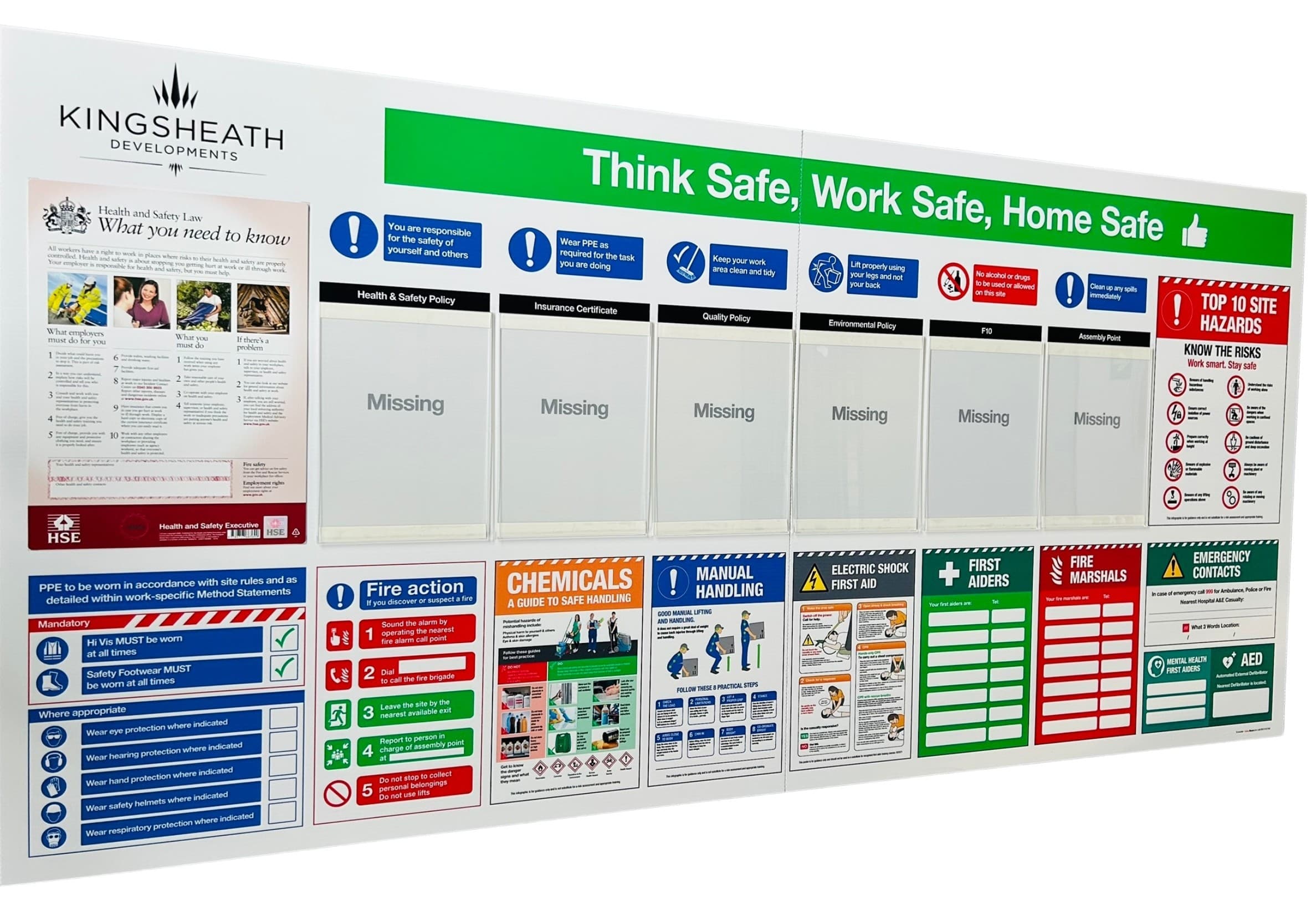 The Visible Standard - Site Induction & Safety Information Boards