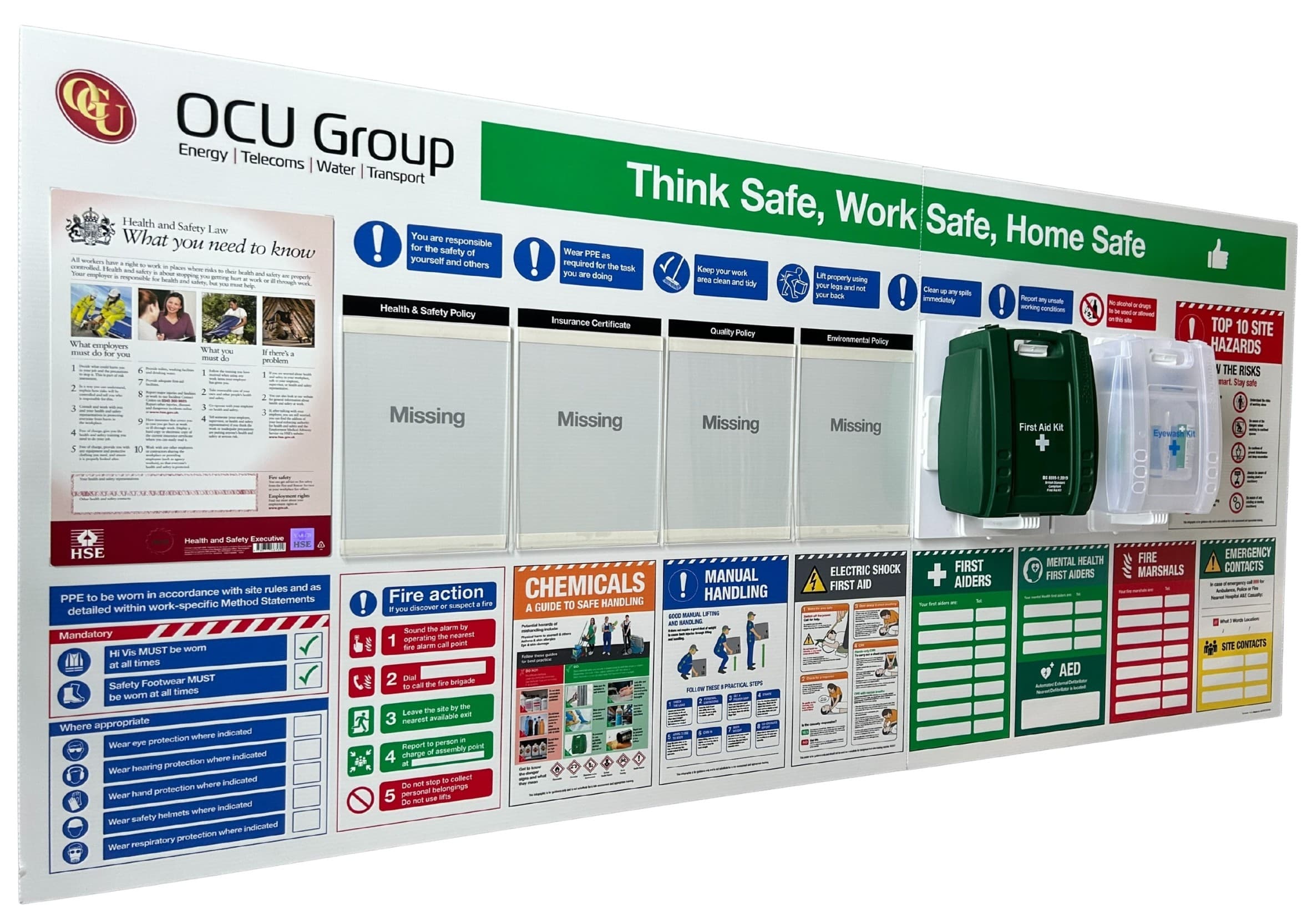 The Visible Standard - Site Induction & Safety Information Boards