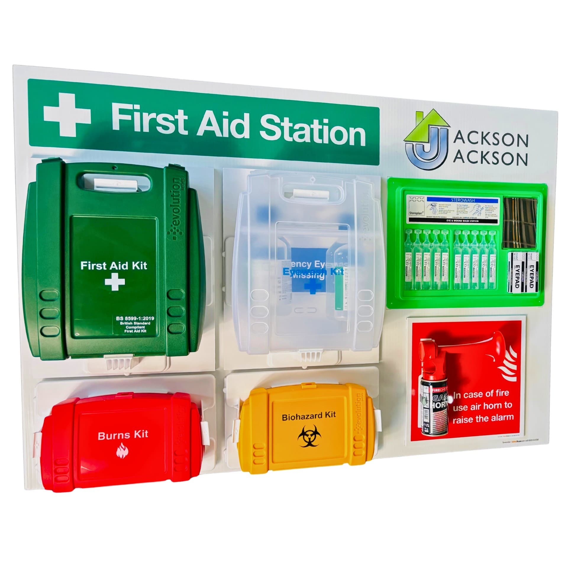 Branded First Aid Point with Emergency Gas Horn