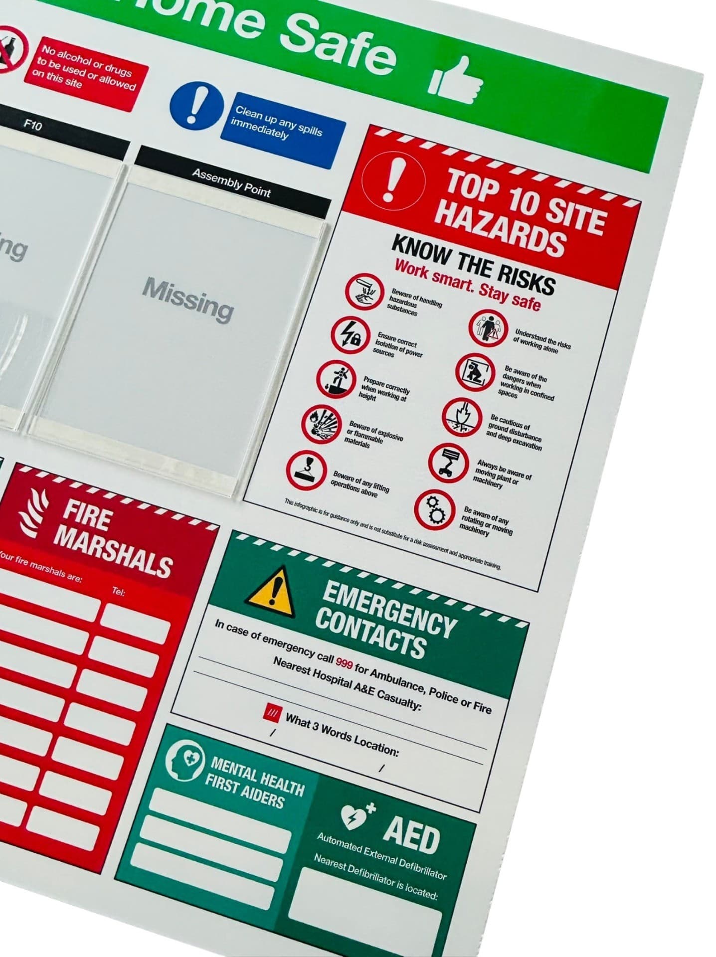 The Visible Standard - Site Induction & Safety Information Boards