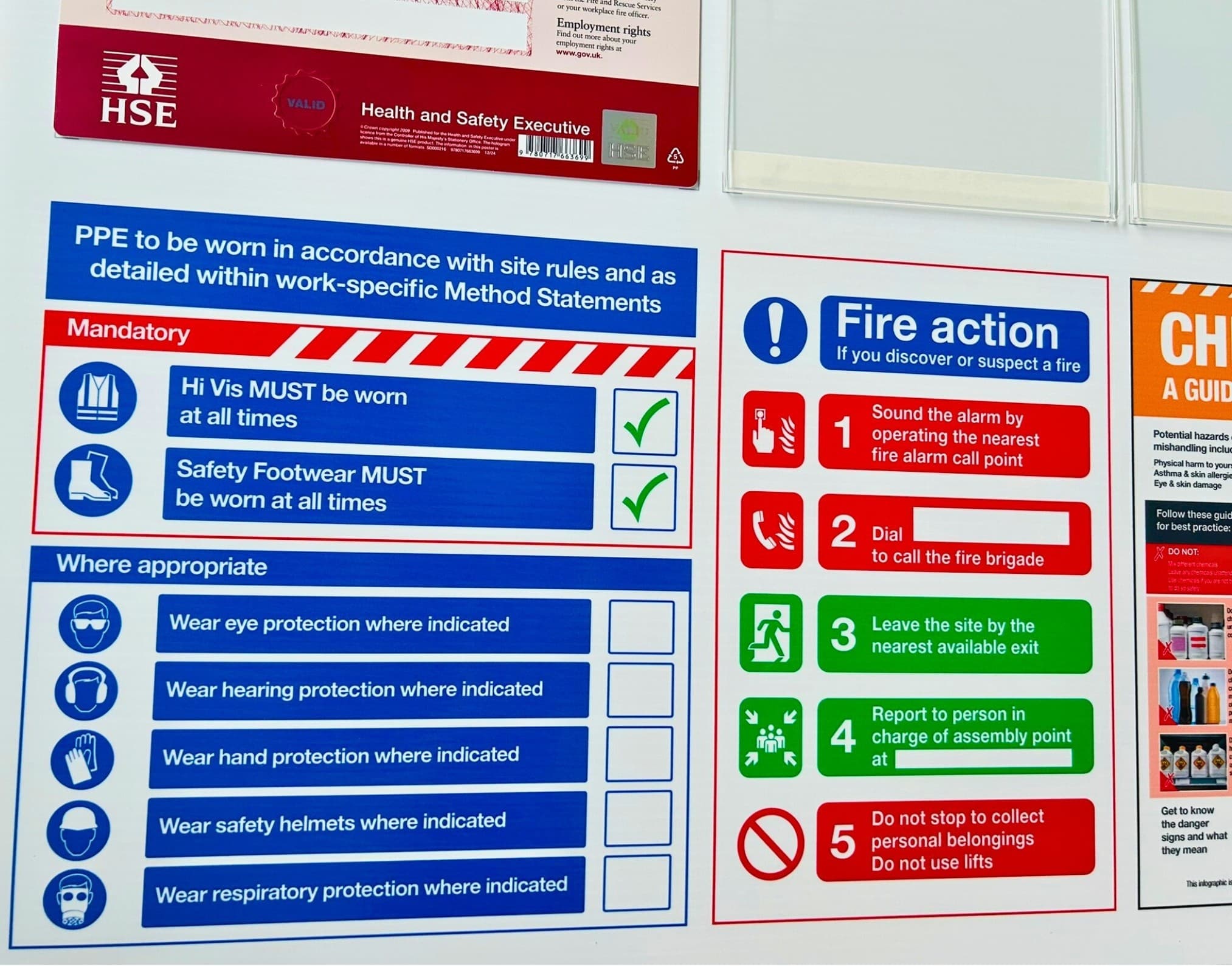 The Visible Standard - Site Induction & Safety Information Boards