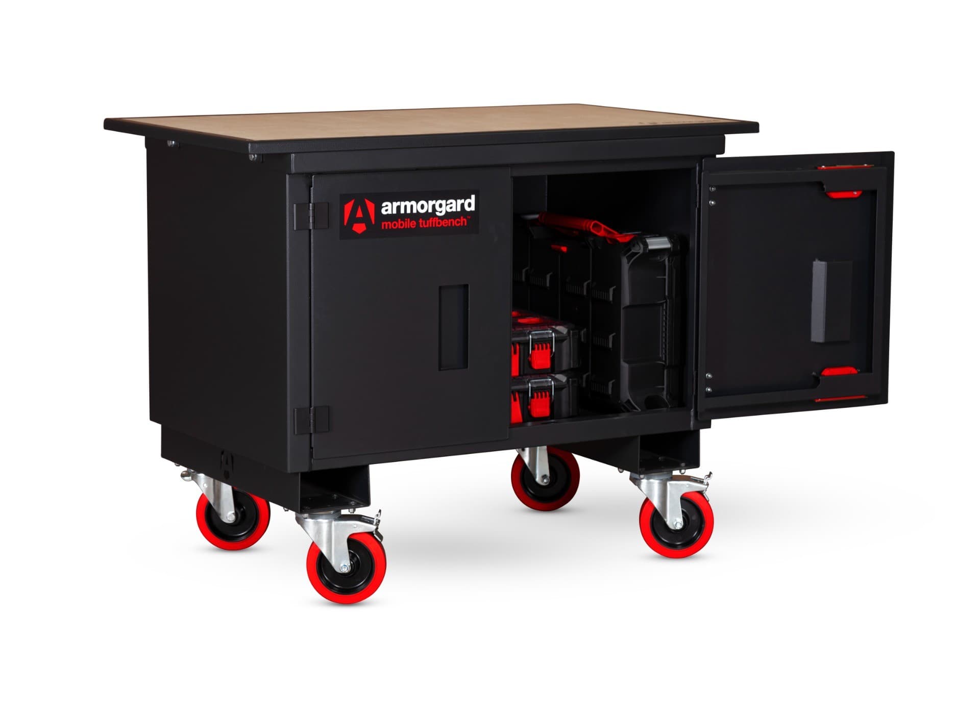 Armorgard MBH12 Mobile TuffBench Heavy Duty Storage Cabinets