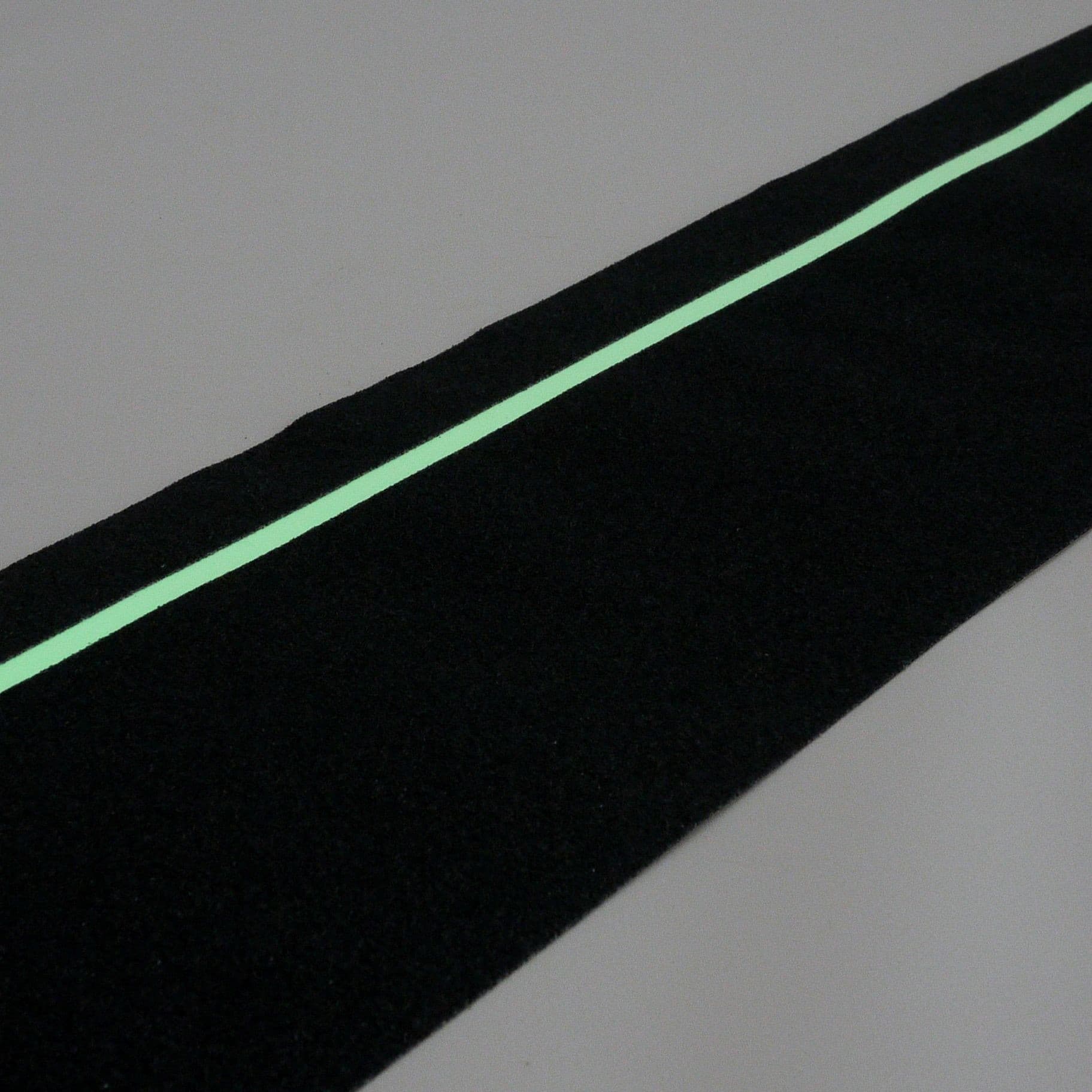 Anti-Slip Stair Treads with Photoluminescent 'Glow in the Dark' Strip 150 x 610mm