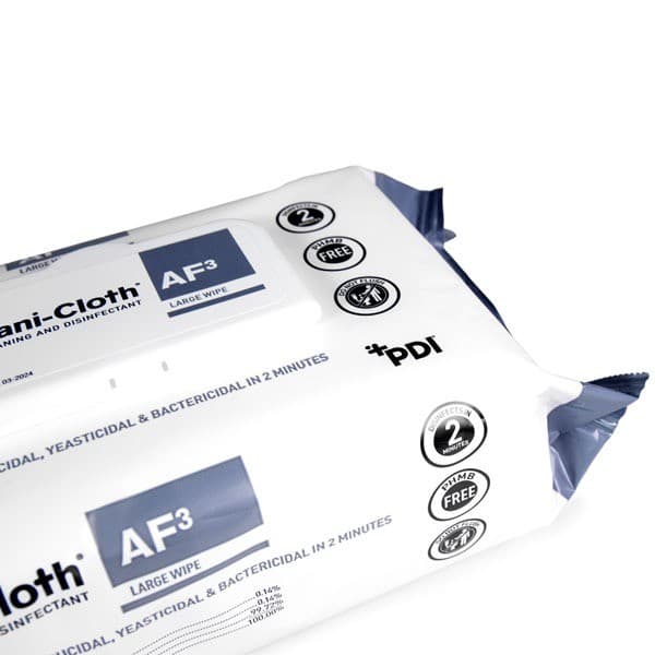 PDI Sani-Cloth AF3 Alcohol-Free Cleaning & Disinfectant Wipes - Pack of 200