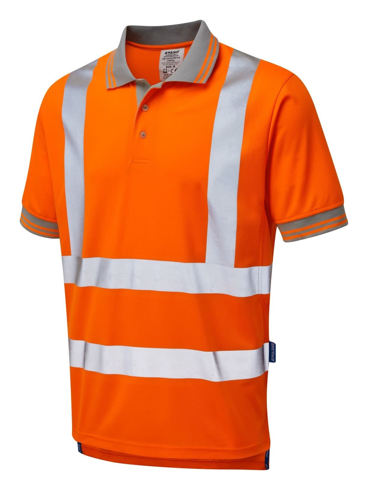 PULSAR® PR176 Rail Spec High Visibility Polo Shirts - Orange