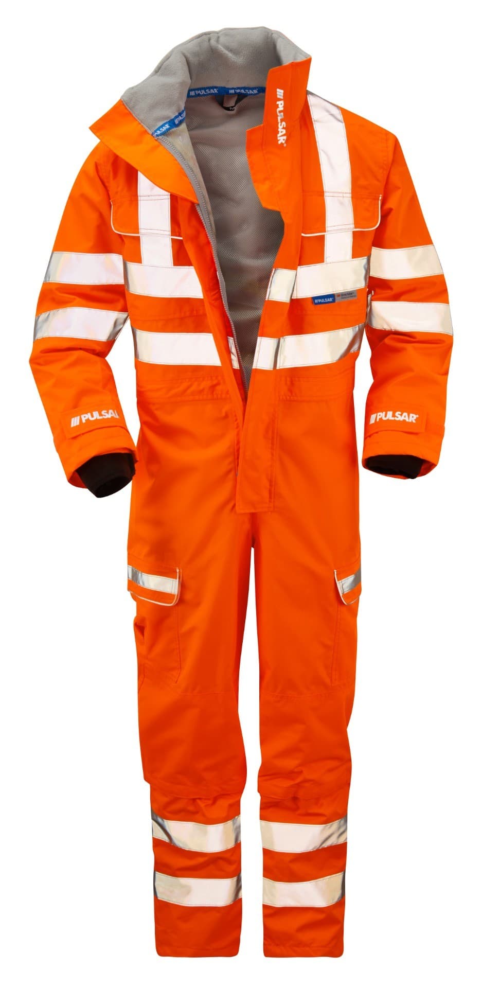 PULSAR® PR505 Rail Spec High Visibility Waterproof Coverall - Orange