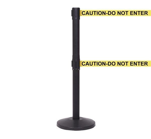 QueueMaster Twin Webbing Retractable Barriers