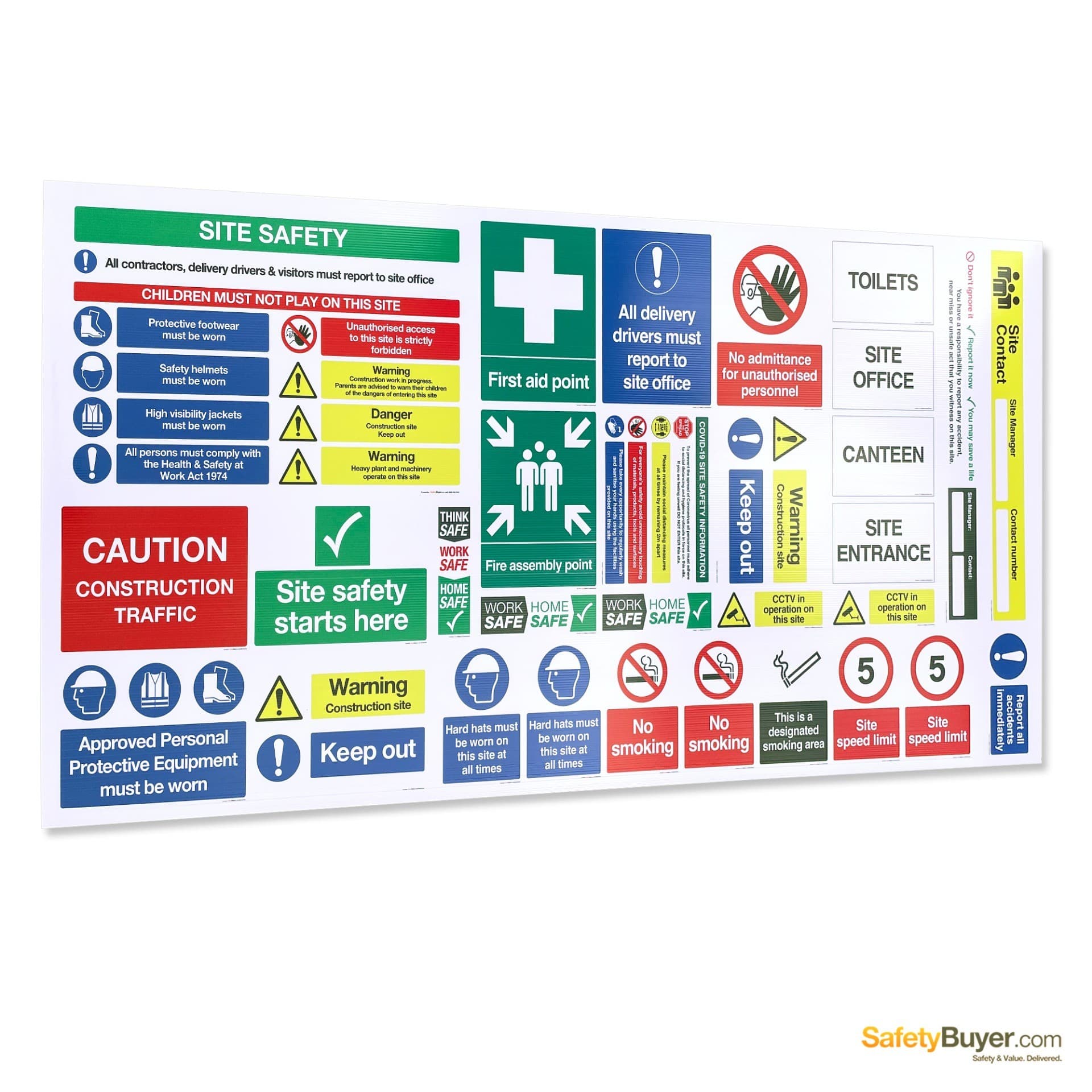 Construction Safety Signs Starter Pack