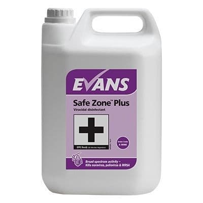 Safe Zone Multi surface virucidal disinfectant | 2 x 5 Litre Pack