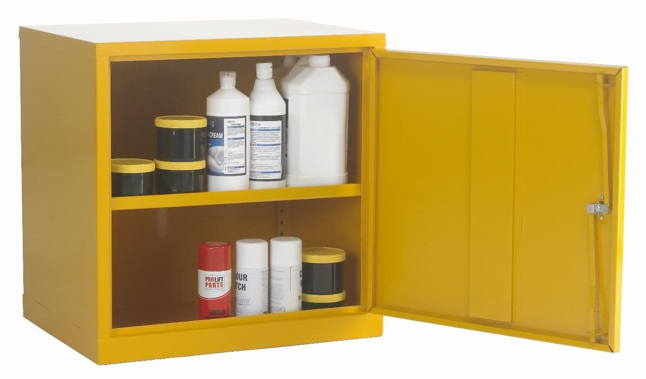 COSHH Hazardous Substance Storage Cabinets - 609x609x457mm (HxWxD)