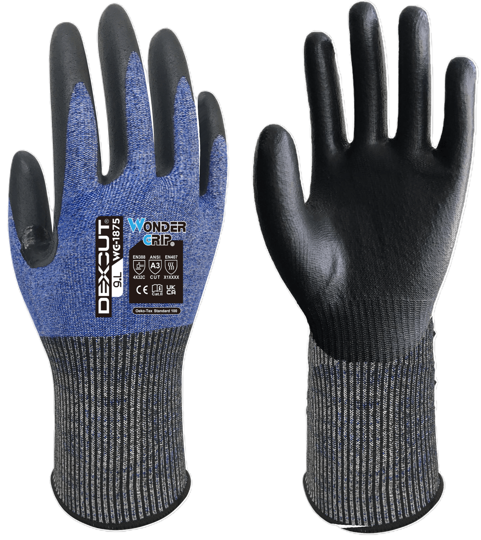 Wonder Grip WG-1875 Dexcut Gloves (ANSI A3)