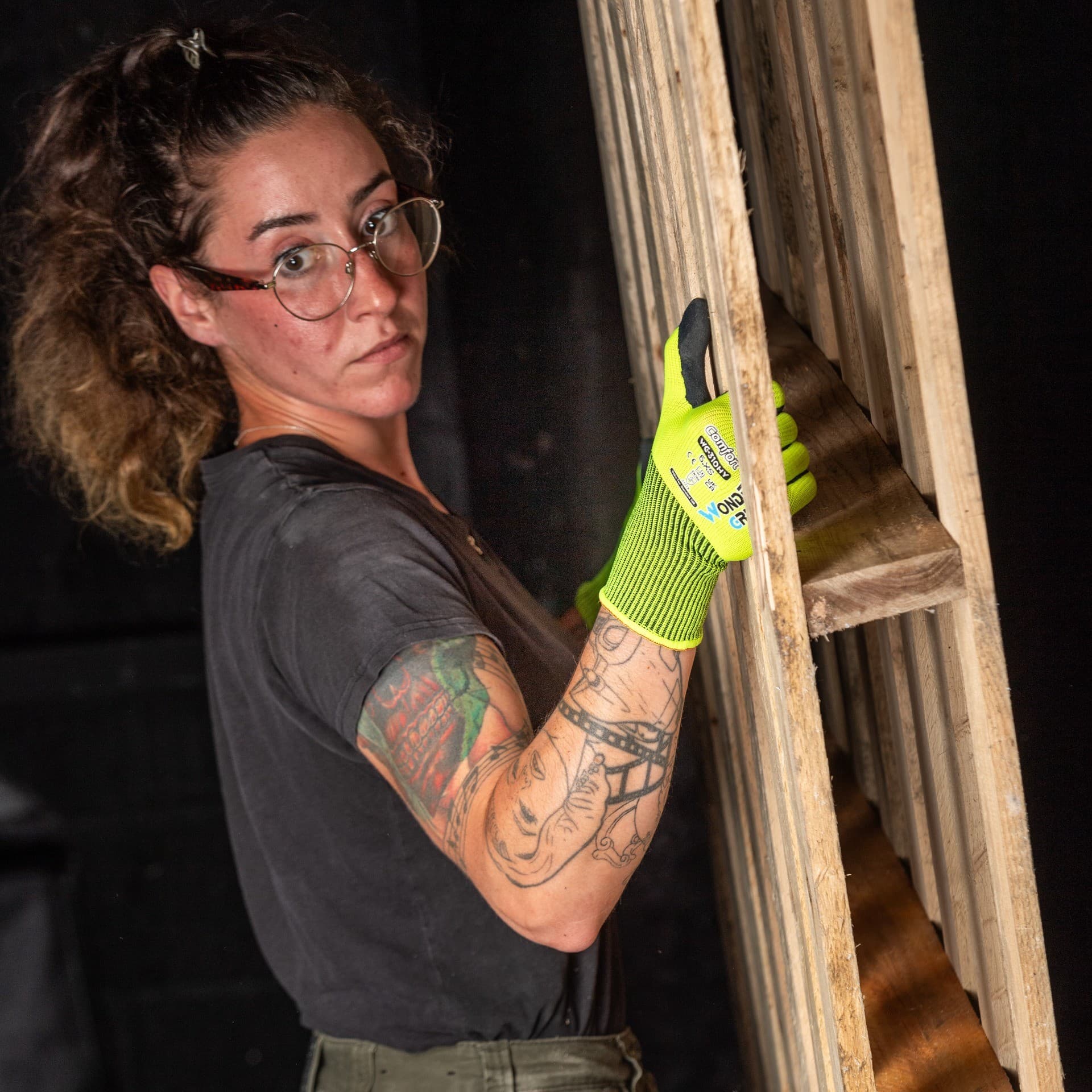 Wonder Grip WG-310HY Comfort Gloves (Yellow)