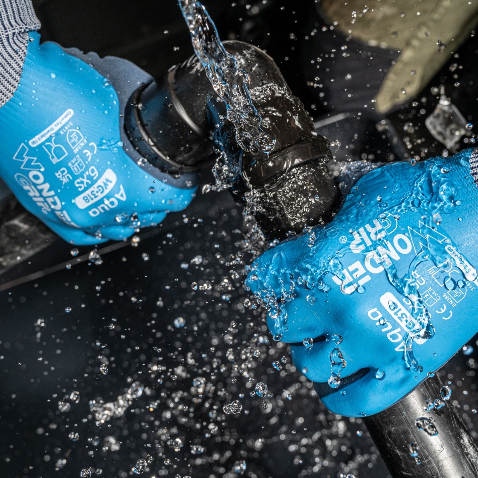 Wonder Grip WG-318 Aqua Gloves