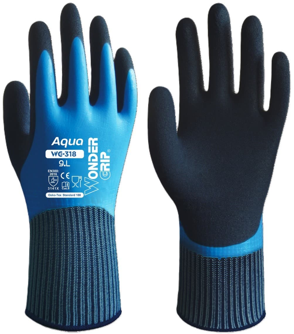 Wonder Grip WG-318 Aqua Gloves