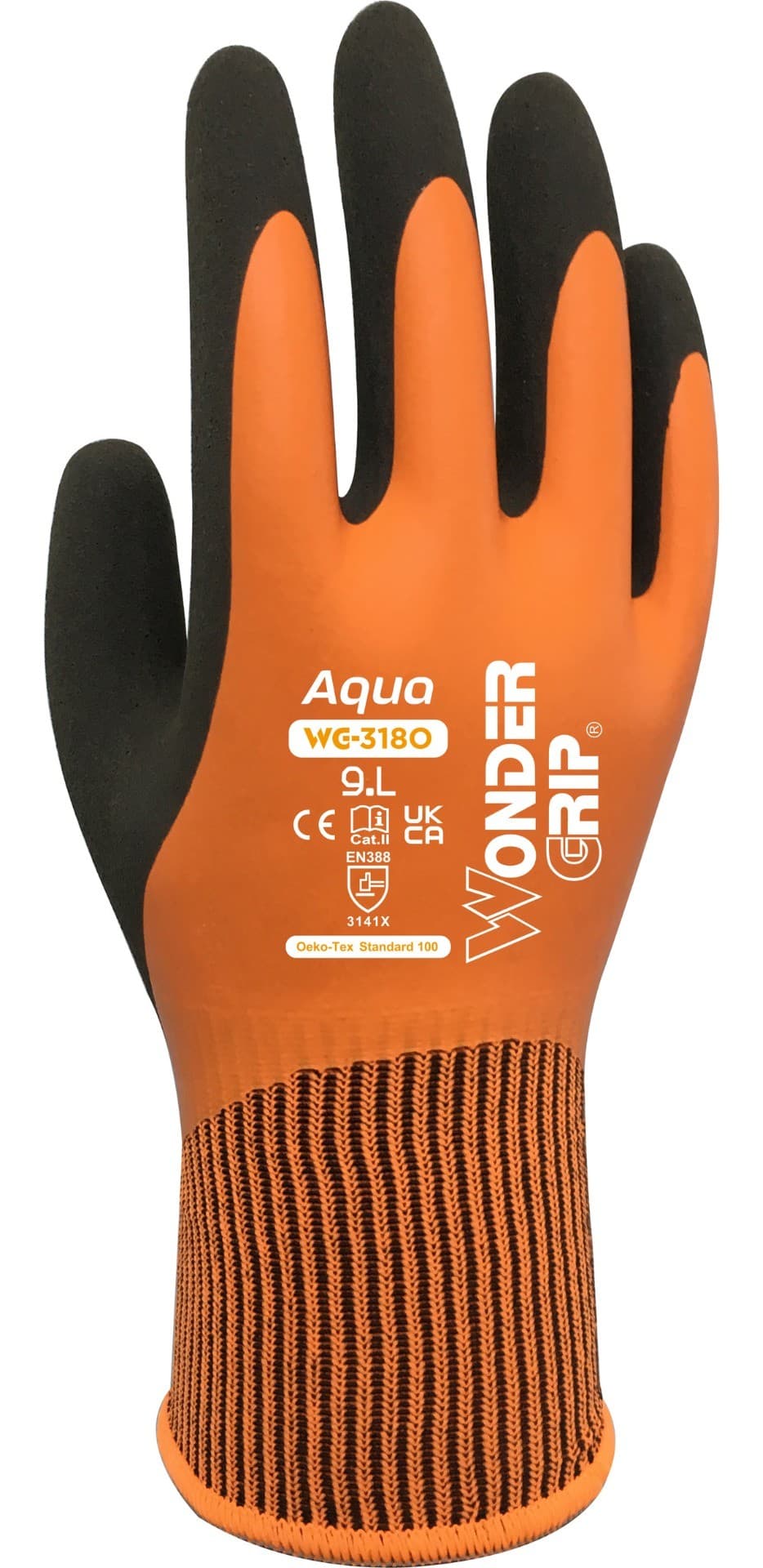 Wonder Grip WG-318O Aqua Gloves (Orange)