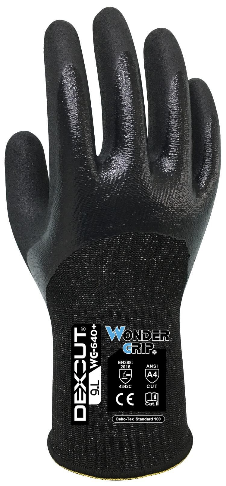 Wonder Grip WG-640 Plus Dexcut Gloves (ANSI A4)