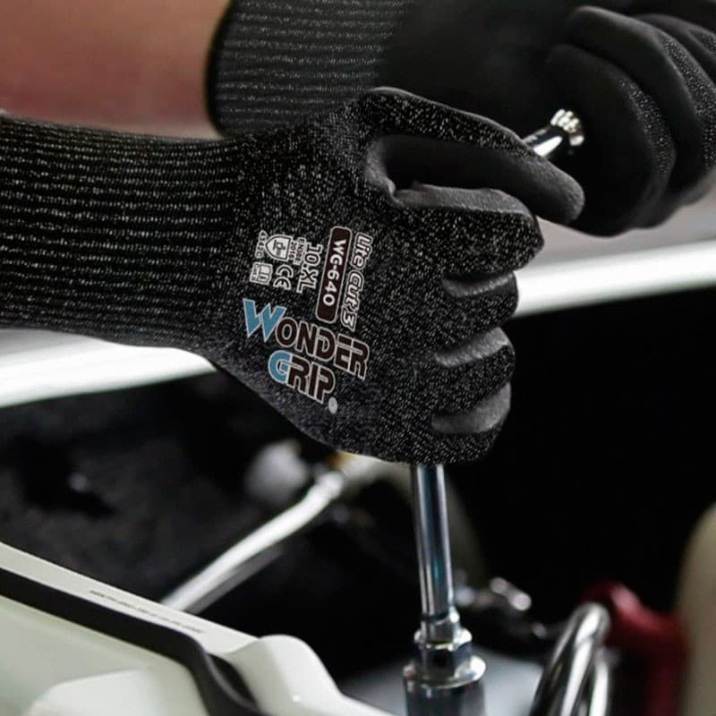 Wonder Grip WG-640 Dexcut Gloves (ANSI A4)