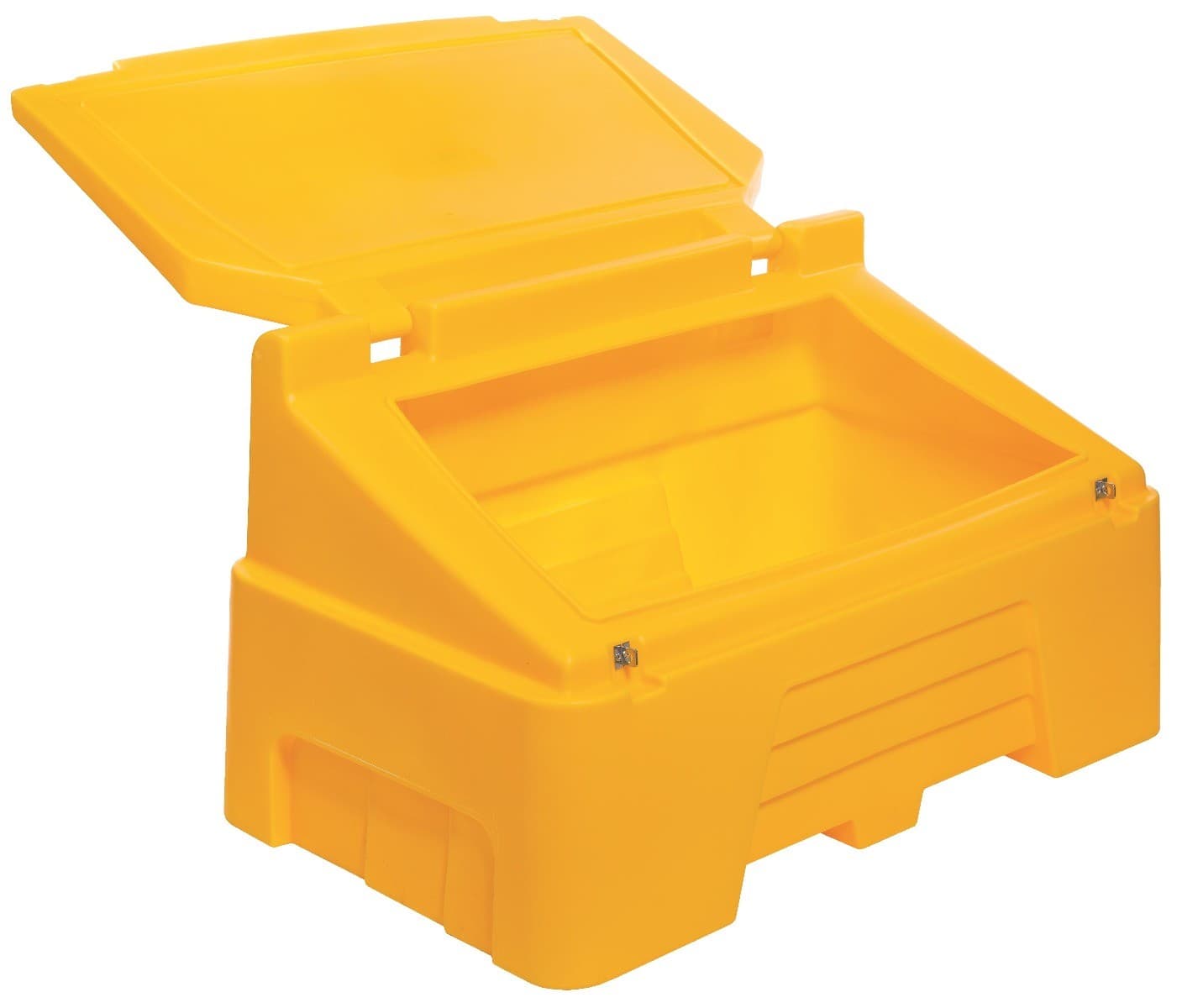 400 Litre Heavy Duty Lockable Grit Bins - Yellow